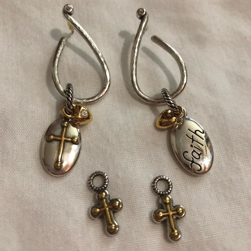 Brighton Cross earring set